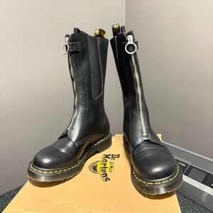 Dr Martens zip front boots